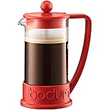 BODUM ボダム BRAZIL ブラジル フレンチプレス コーヒーメーカー 1L レッド 【正規品】 10938-294J