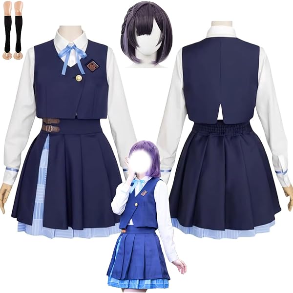 Amazon.co.jp: GGcosplay 学マス 秦谷美鈴 ライブ衣装 コスプレ衣装