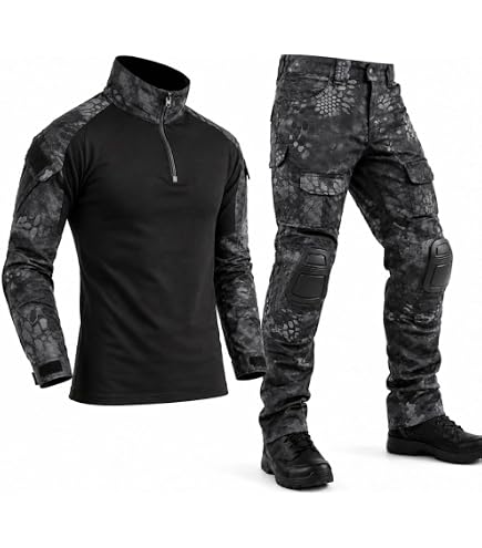 Amazon | 1/4 ZIP COMBAT SHIRT コンバットシャツ All Terrain Tiger