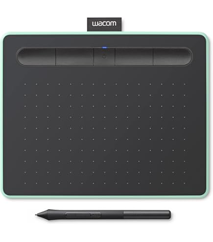 【美品】Wacom Intuos Medium CTL-6100/K1 Wacom Intuos Medium without Bluetooth - Black | Wacom New