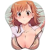億騰 3D 立体 マウスパッド おっぱい 胸 セクシーなマウスパッド みさか みこと 滑り止め アニメ 可愛い おしゃれ (C)