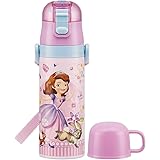 スケーター (skater) 子供用 2WAY ステンレス 水筒 コップ付き ソフィア 19 ディズニー 430ml SKDC4