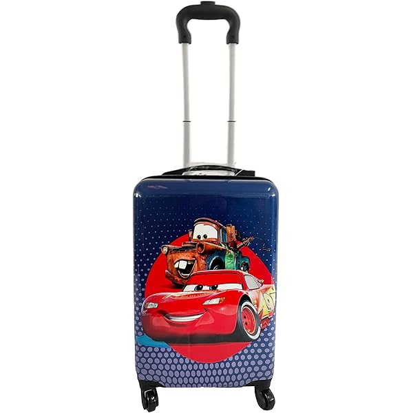 Amazon | Pixar Cars 17 inches Lightning McQueen Shape Luggage