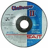 United Abrasives/SAIT 27506 CH II 5 by 1/8 by 7/8 36X Flexible Type 29 Grinding/Blending Wheel, 25-P