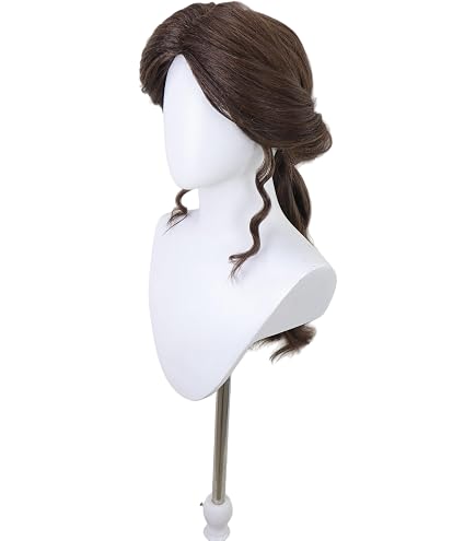Amazon.co.jp: [ACQ] Z 美女と野獣 ベル 村娘 コスプレ ウィッグ wig