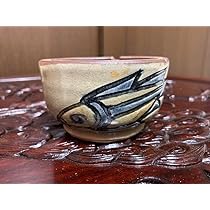沖縄やちむん 金城一門  金城敏雄 8寸皿 沖縄 やちむん 金城敏男 三匹魚紋文様 お皿 額皿 - メルカリ
