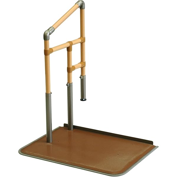 Amazon | ヤザキ あがりかまち用たちあっぷ 片手すり ステップ台付