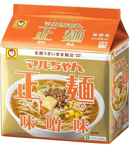 Amazon.co.jp: マルちゃん正麺 味噌味 5食×6個 : 食品・飲料・お酒