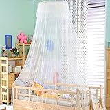 Extra LargeサイズラウンドフープベッドキャノピーネッティングMosquito NetフィットCrib、ツイン、フル、クイーン、キング 150x200cm(59x79inch) ENDOSHD