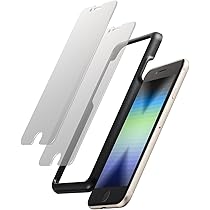 【極美品】 iPhone se 第二世代　64GB スマホフィルム付き ガラスザムライ iPhoneSE ( 第3世代 / 第2世代 ) 5G ガラスフィルム
