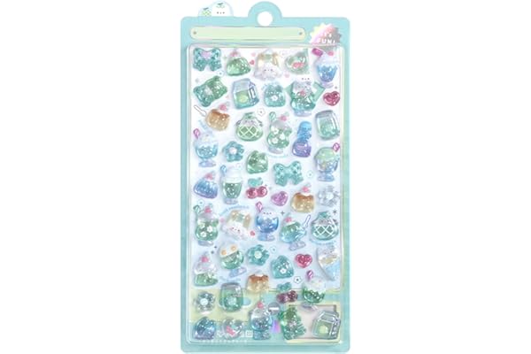 立体シール 3d浮き彫り 携帯電話飾り用 貼り付け可能 手芸用品 DIY用 手帳用 子供 女の子 ごほうびシール 装飾用 (BBW-21)