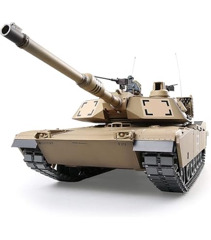 Amazon.co.jp: wheelfun 1/16 TD ミリタリー RC タンク エイブラムス