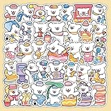 wonderflower マルチーズ シール ステッカーセット 100枚セット 犬 防水ステッカー 高精細画像 PVC材質 自転車ステッカー 文房具スーツケース 可愛い 人気 おしゃれ アニメ キャラクター 漫画 萌えグッズ 装飾品 5-8cm