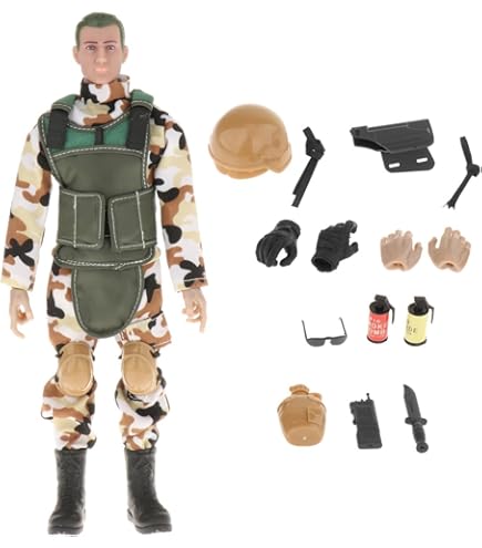 Amazon | 1/6ソルジャーアクションフィギュアモデルおもちゃミリタリー