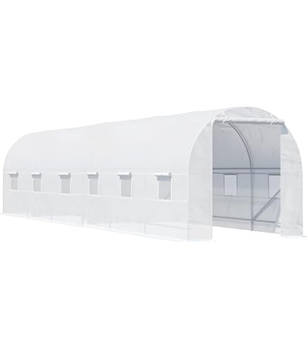 ビニールハウス 4m×3m×2m 大型温室 防寒 防水 UVカット ビニールハウス 4m×3m×2m 大型温室 防寒 防水 UVカット 園芸用品