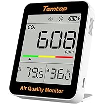 ✨残り１点✨ 空気品質モニター温度および相対湿度CO2メーター co2 センサー 二酸化炭素 濃度計 計測器 空気 検知器 モニター