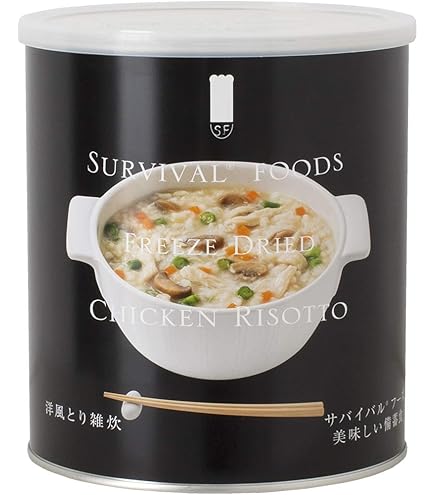Amazon | サバイバルフーズ 洋風とり雑炊 408g入り1缶10食相当品 380g