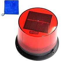 ソーラー式 回転灯 赤色 新品 ソーラー式 LED回転灯 赤 5個(1個 ソーラー式 回転灯 赤色 新品 ソーラー式 LED回転灯 赤 5個(1個