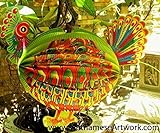 ベトナム語Animal Lantern – Hand Made Paper Lantern 10" diameter ブルー