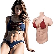 Amazon | [KUMIHO] シリコンバスト 筋肉スーツ 女装スーツ