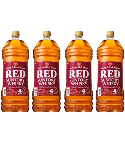 Amazon.co.jp: サントリー ウイスキー レッド 39度 （4L×4本