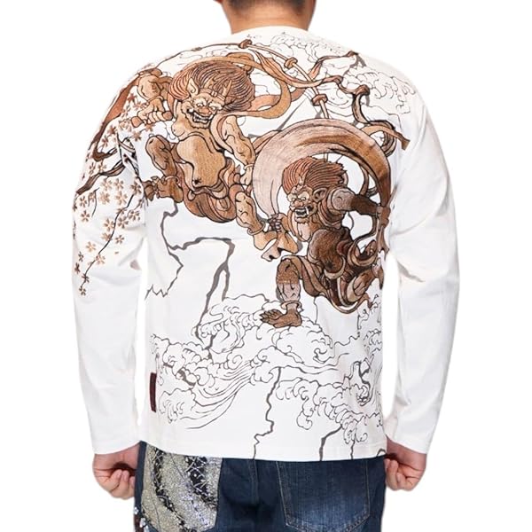 Amazon | 絡繰魂(カラクリダマシイ) 和柄 Tシャツ メンズ 半袖 花魁