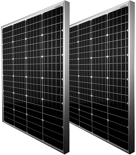 Amazon | CLEZEED クレジード 110W 単結晶 ソーラーパネル 4枚セット