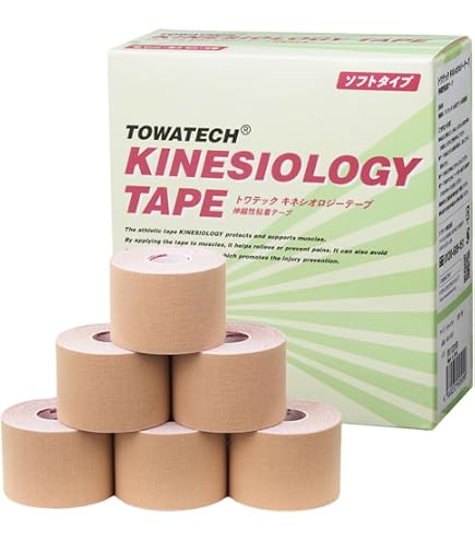 トワテック キネシオテープ 50mm×5m 6巻 スポーツ