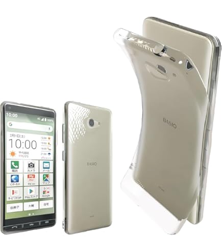 Amazon.co.jp: KNUTe スマホケース BASIO4用 KYV47対応 カバー TPU
