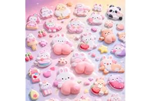 【ネコポス対応】第3弾 改良【4枚入 おしりぷにぷにシール】シール帳 可愛い 女の子 携帯電話飾り用手帳用 DIY用 日記帳用 貼り付け可能 手芸用品 【指定名義適格請求書発行可】 (ぷにぷに タイプB)