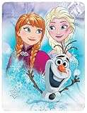 Disney's Frozen, "Snow Journey" Fleece Throw by The Northwest Company, 45" by 60" [並行輸入品]