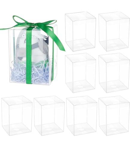 Amazon | TOMOTHY ギフトボックス 透明 12×12×12cm クリアボックス