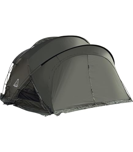 Amazon.co.jp: Tenplay 2024 ドームテント 大型 4-6人用 幅385cm 煙突 