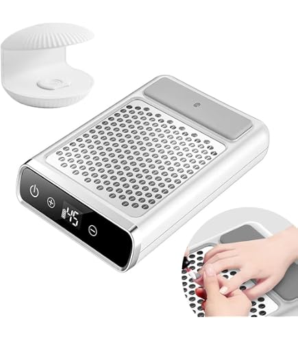Amazon.co.jp: Petitor ネイル集塵機 6000RPM強力吸引力 無段階風量