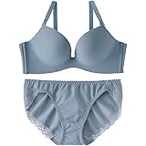 [エメフィール] ブラジャー ショーツセット 超盛ブラ(R) レディース (上下セット/脇肉補正ブラ/ふっくら 谷間育成)