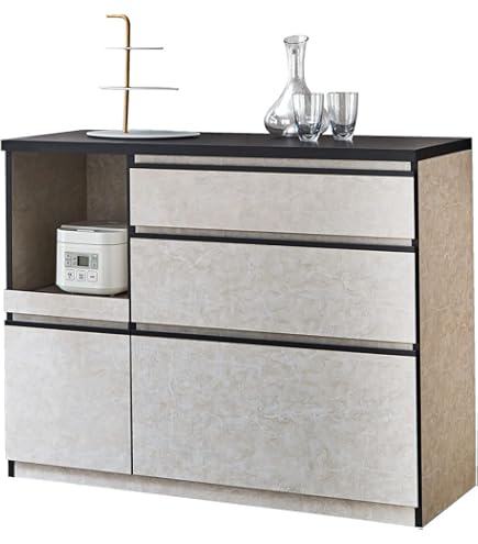 Amazon.co.jp: フナモコ ハイタイプキッチンカウンター 〔幅102.5×高さ