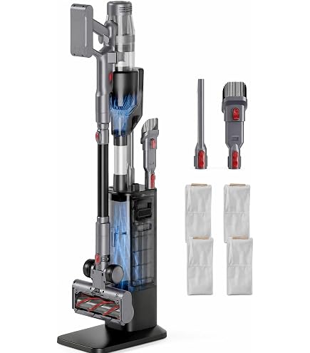 Amazon | UWANT コードレス掃除機 3段階吸引力 自動ゴミ収集