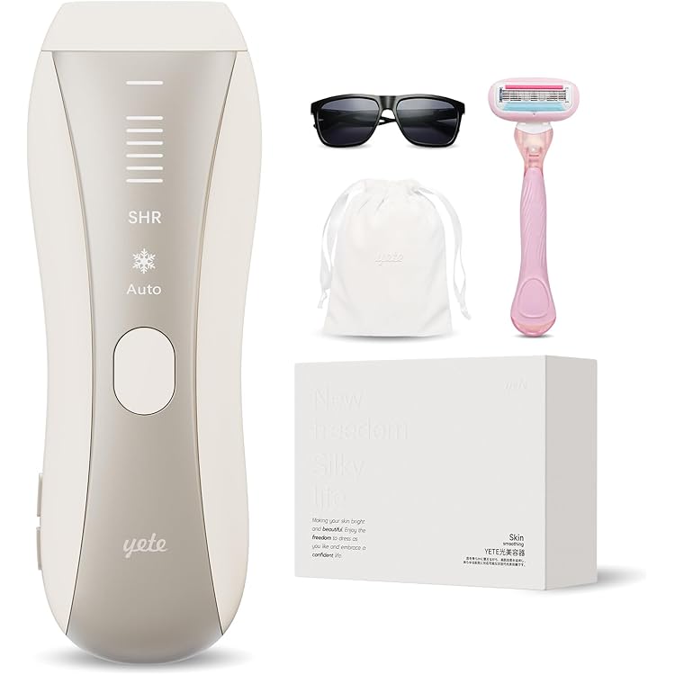 Amazon.co.jp: YETE 脱毛器 【冷感サファイア搭載】 家庭用IPL光美容器