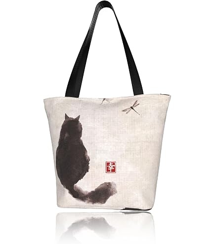 Amazon.co.jp: hug2(ハグニャン) by tamao ねこ柄 トートバッグ