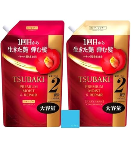 Amazon | 【セット】TSUBAKI(ツバキ) プレミアムモイスト＆リペア