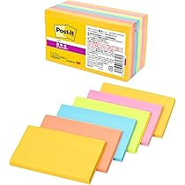 タモツページ Amazon.co.jp: ポストイット 付箋 強粘着 ビックノート ネオン