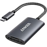 Anker USB-C PowerExpand 2-in-1 SD 4.0 カードリーダー SDXC/SDHC/SD/MMC/RS-MMC/microSDXC/microSD/microSDHC/UHS-I/UHS-II 用/iPhone 15 An