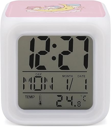 Amazon.co.jp: リトルツインスターズ キキララ 目覚まし時計 デジタル