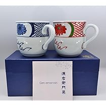 源右衛門窯 - 源右衛門夫婦カップ(2個セット) Amazon.co.jp: ノーブランド品ペアマグカップ源右衛門窯げんえ