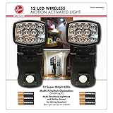 Hoover 12-ledワイヤレスMotion Activatedインドアタスク/ナイトライト、2パック