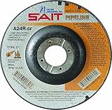 SAIT 22042 Type 27 Cutting/Grinding Wheel A24R Pipeline, 6-Inch by 1/8-Inch by 7/8-Inch, 25-Pack [並行