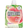 [トクホ]マンナンライフ クラッシュタイプの蒟蒻畑ライトもも味 150g×6個