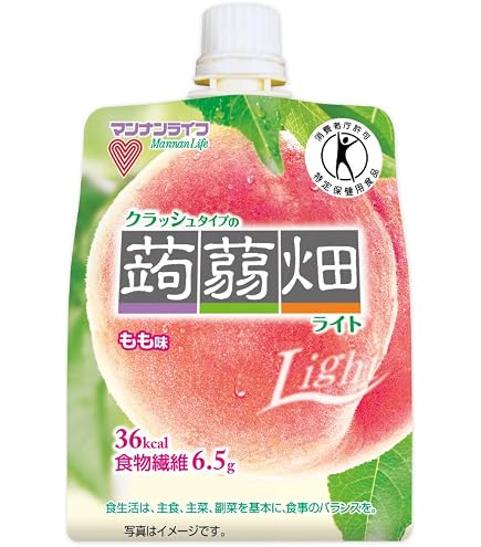 Amazon.co.jp: [トクホ]マンナンライフ クラッシュタイプの蒟蒻畑