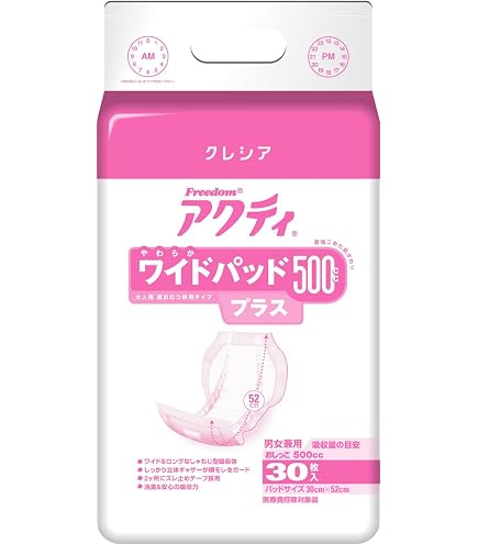 Amazon.co.jp: 日本製紙クレシア 【業務用】アクティ ワイドパッド500