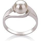 Clare White 6-7mm AAA Quality Freshwater 925 Sterling Silver Cultured Pearl Ring